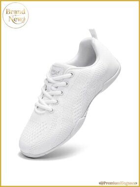 Cheer Shoes Girls Women Knit Breathable Lightweight Athletic Sneaker